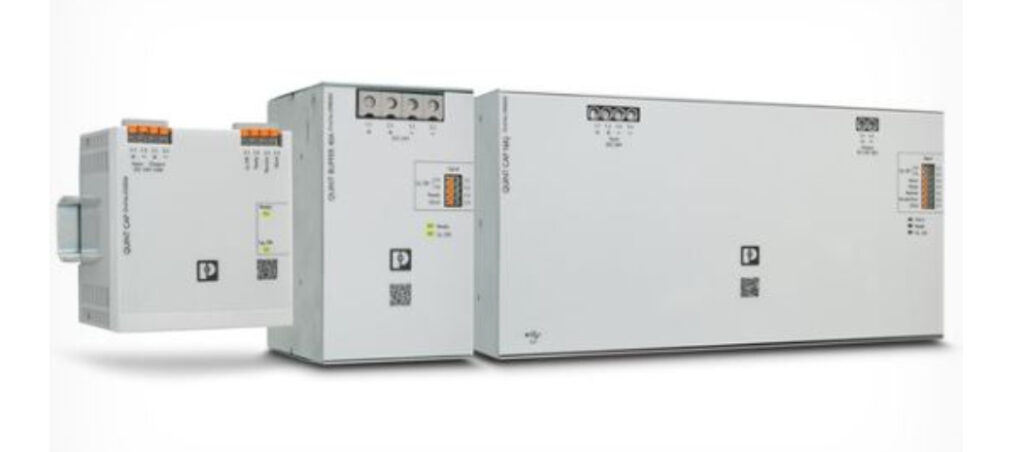Phoenix Contact – Reserva de energia em condensadores eletrolíticos: QUINT4-CAP