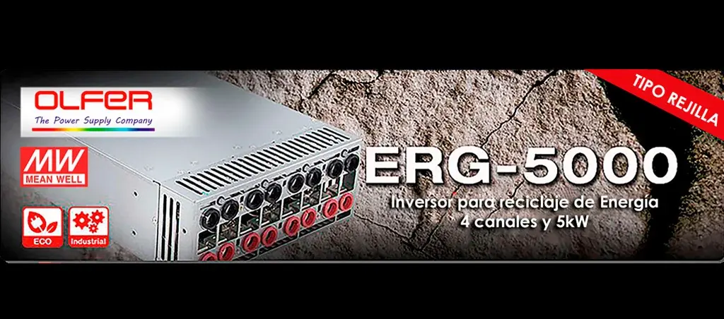 Série ERG-5000: inversor conetado à rede para reciclagem de energia