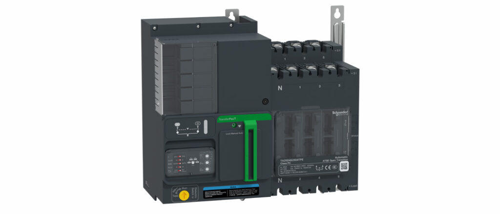 Comutadores automáticos TransferPacT da Schneider Electric